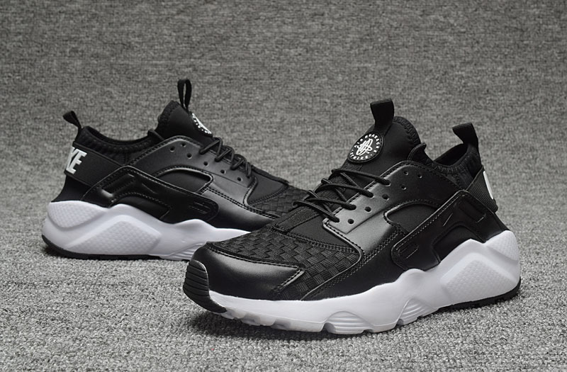 Nike Air Huarache Run Ultra Black White For Men